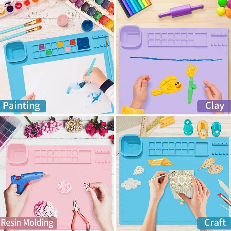 Multifunctional Silicone Artist Mat