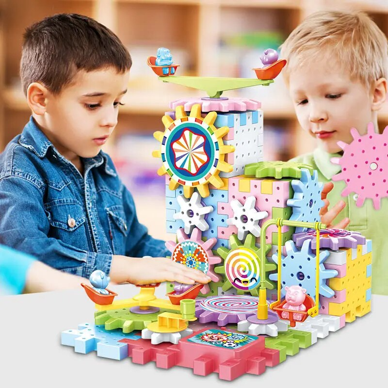 3D Gears Building Blocks Toy