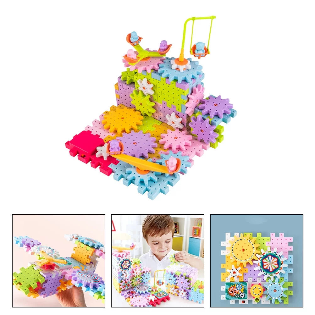 3D Gears Building Blocks Toy