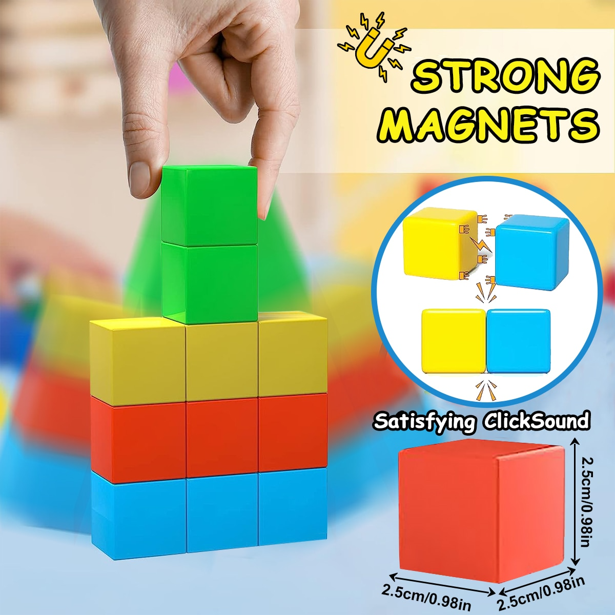 DIY Magnetic Building Cubes
