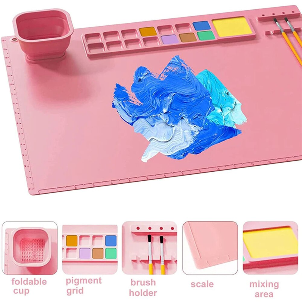 Multifunctional Silicone Artist Mat