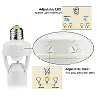 Thumbnail for Motion Light Socket – Smart E27 LED Switch Adaptor (110V-220V)