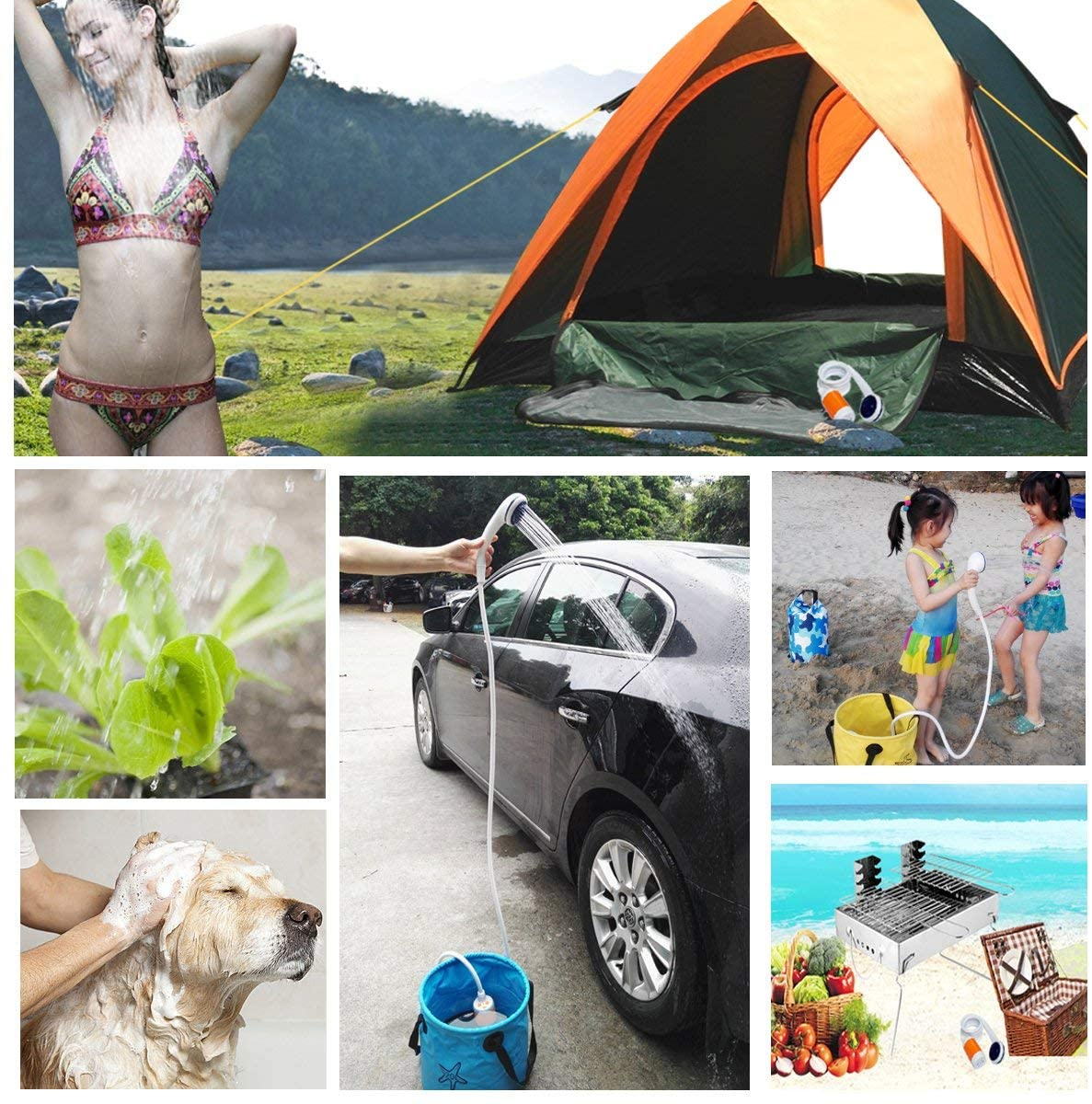 Portable & Rechargeable Camping Shower