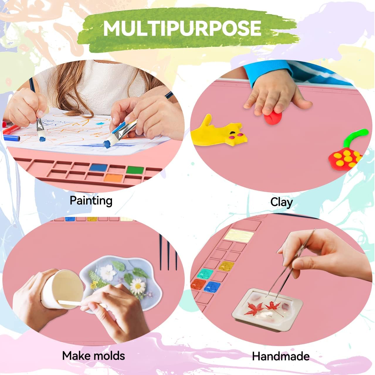 Multifunctional Silicone Artist Mat