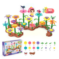 Thumbnail for Flower Garden Building Toy (Includes Butterflies)