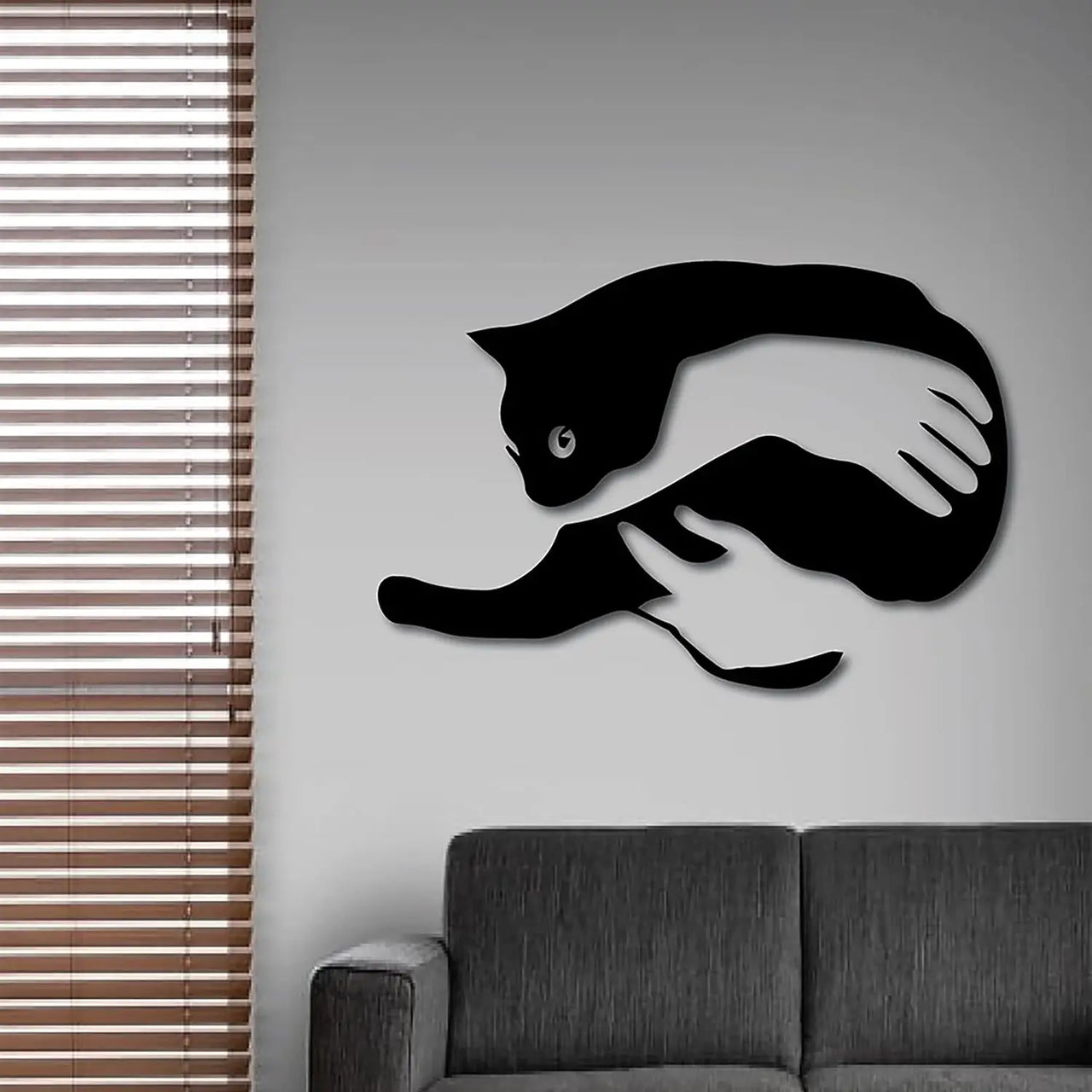 Sleepy Cat Wall Art