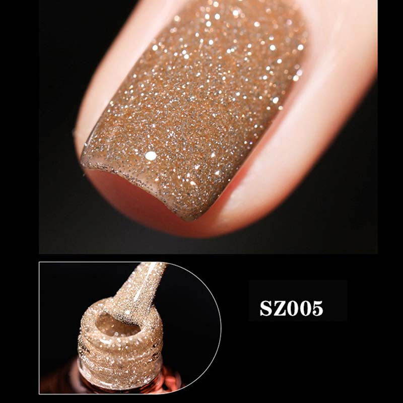 Diamond Reflective Glitter Nail Gel Polish