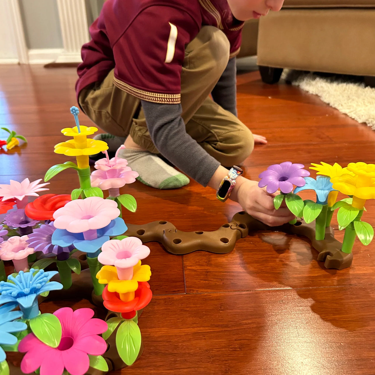 DIY Flower Building Blocks - (Birds + Flowers Set)