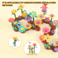 Thumbnail for Flower Garden Building Toy (Includes Butterflies)