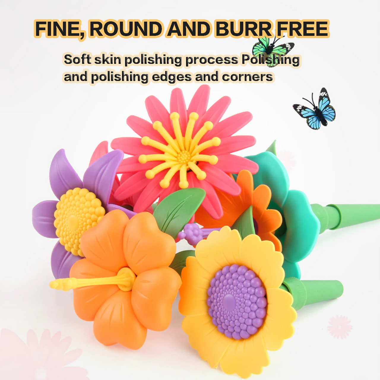 Flower Garden Building Toy (Includes Butterflies)