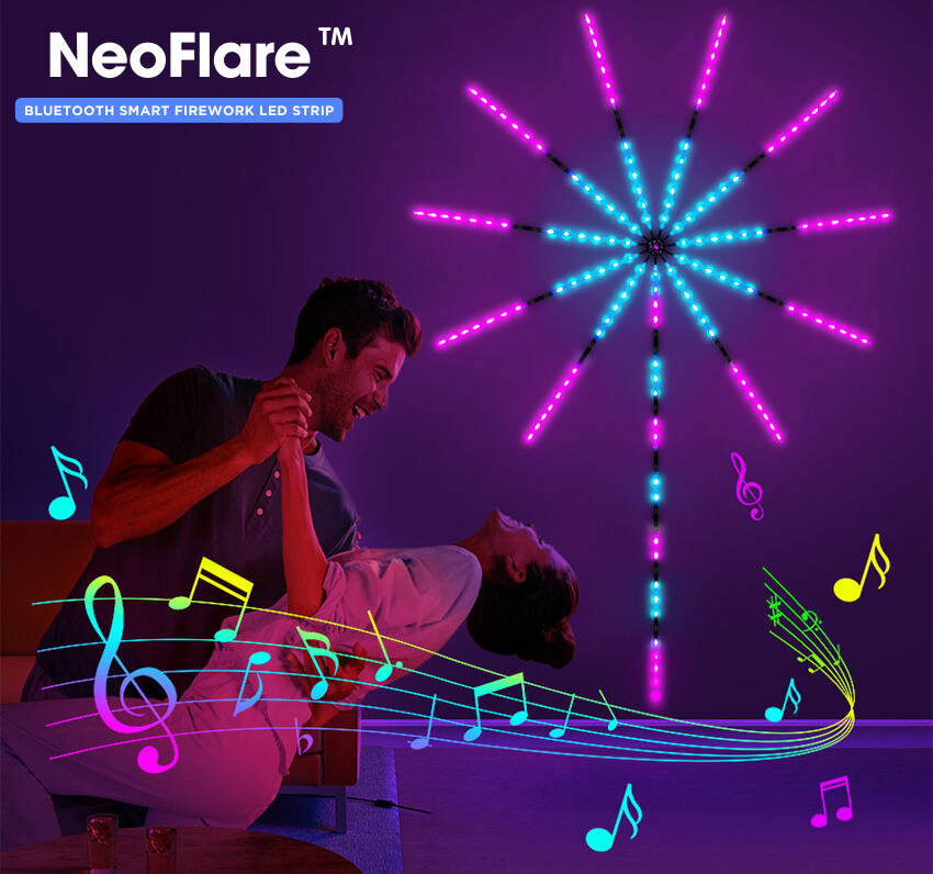 NeoFlare™️ Bluetooth Smart Firework LED Strip