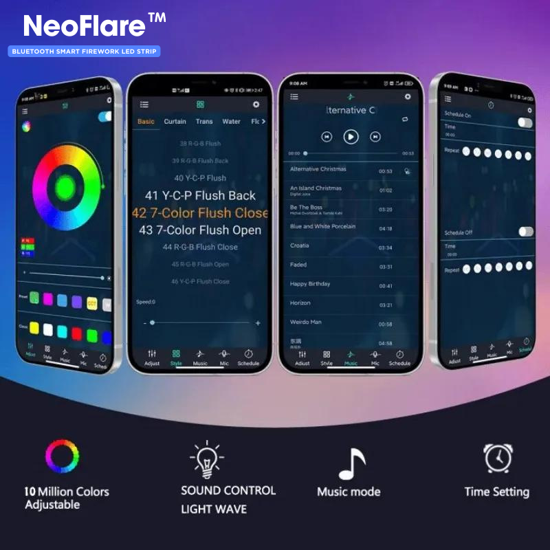 NeoFlare™️ Bluetooth Smart Firework LED Strip