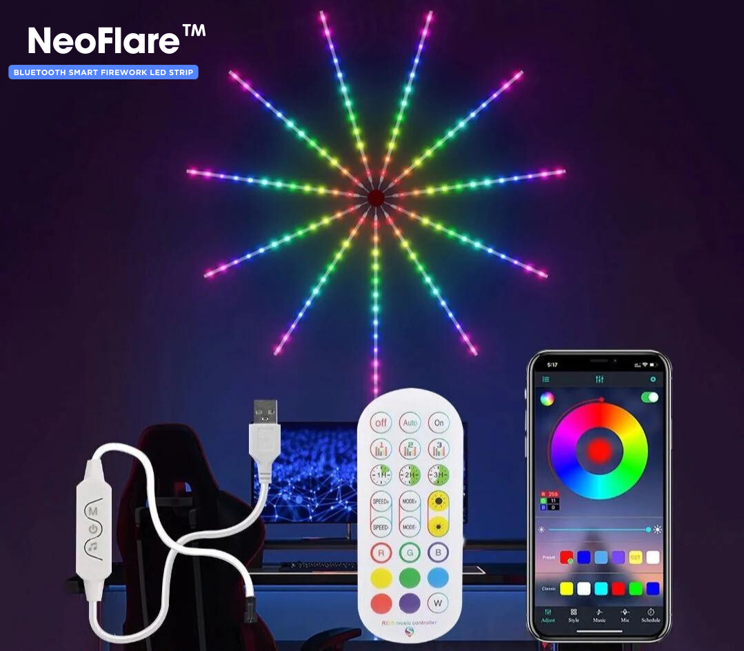 NeoFlare™️ Bluetooth Smart Firework LED Strip