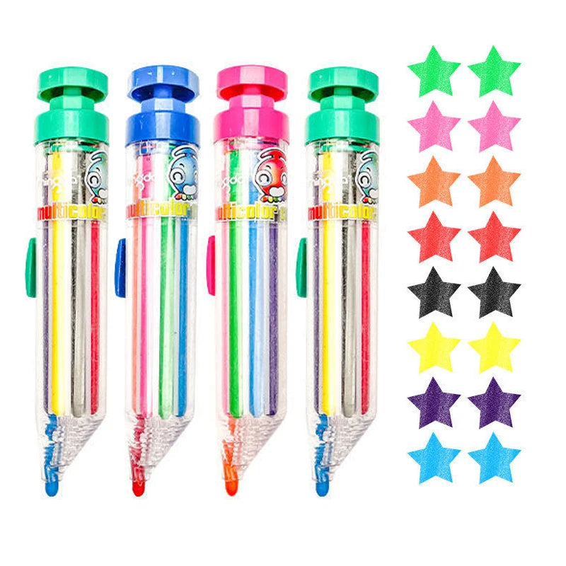 ColorBurst 8-in-1 Creative Crayon Set