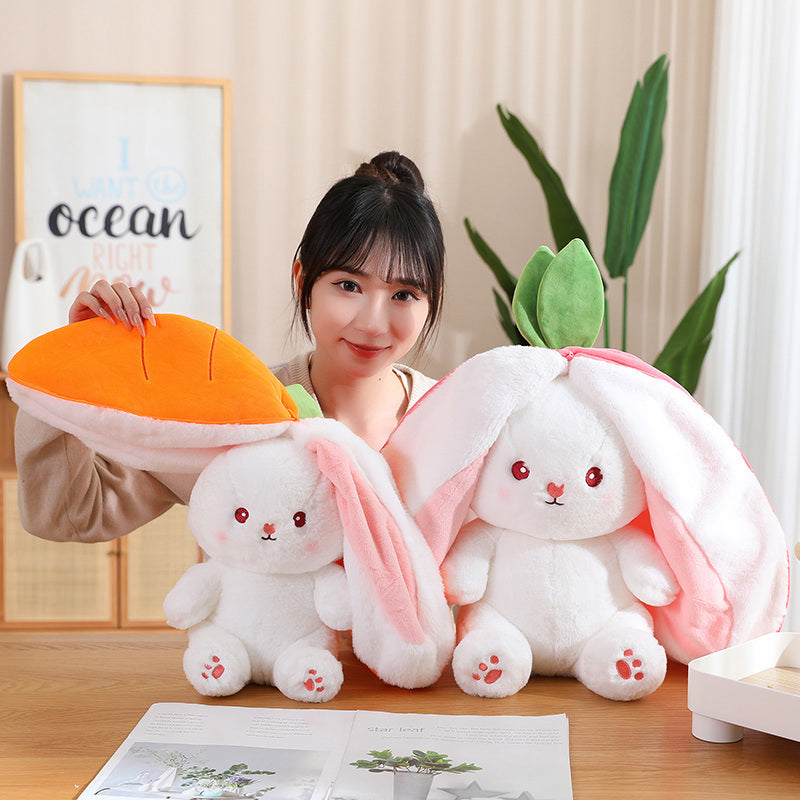 Cosplay Strawberry Carrot Rabbit Plush Toy™