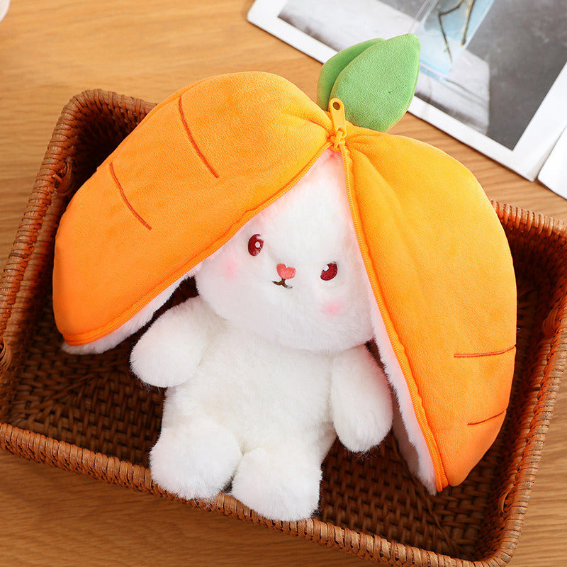 Cosplay Strawberry Carrot Rabbit Plush Toy™