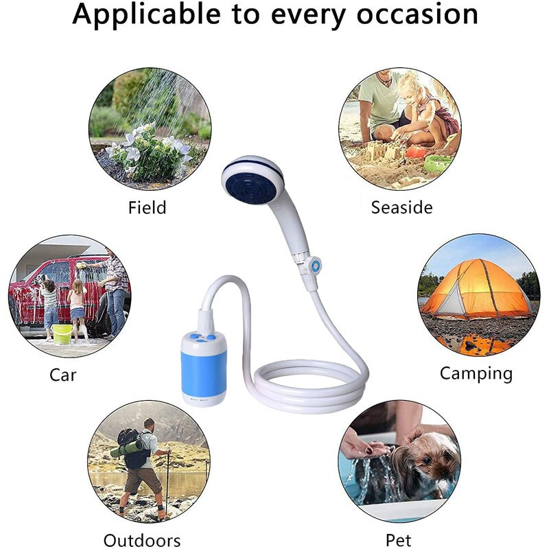 Portable & Rechargeable Camping Shower