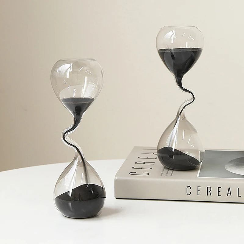 Minimalist Curve Hourglass