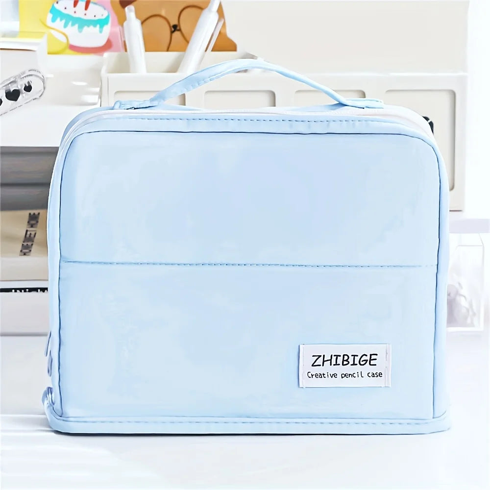 LuxeHold™ – Portable Multi-Layer Makeup Bag