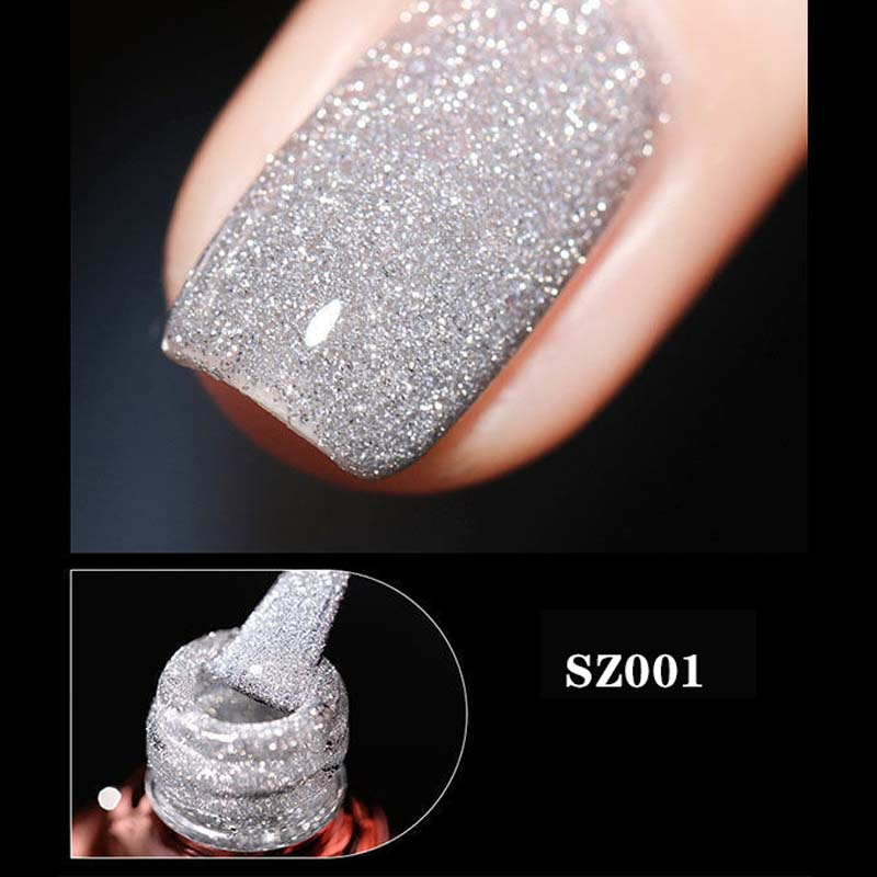 Diamond Reflective Glitter Nail Gel Polish