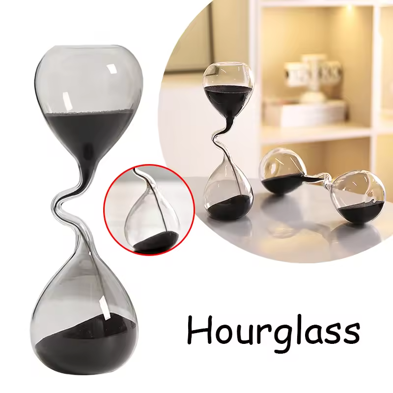 Minimalist Curve Hourglass