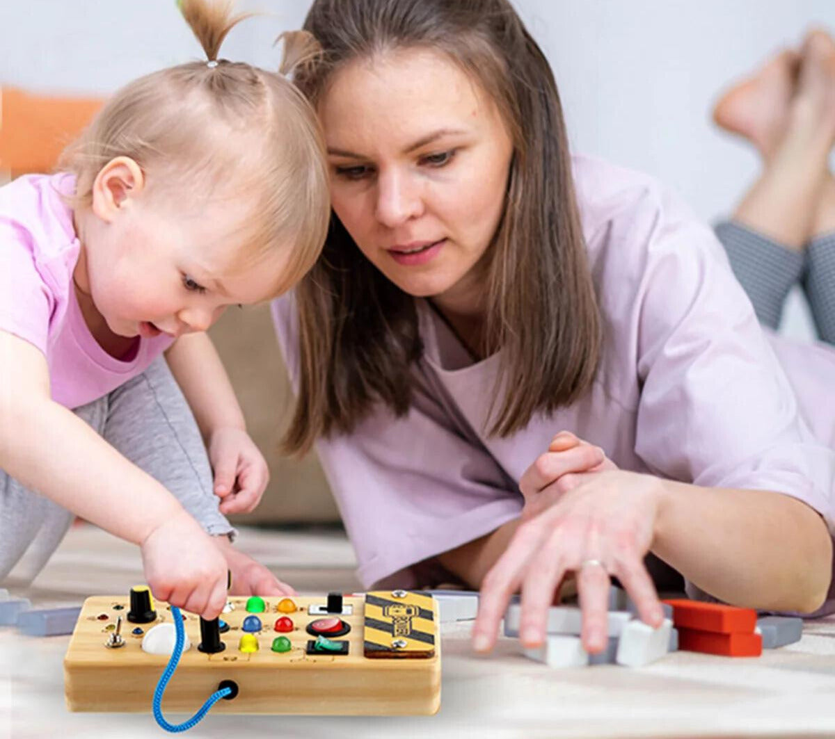 Montessori™ | Interactive LED Sensory Wooden Toy for Kids