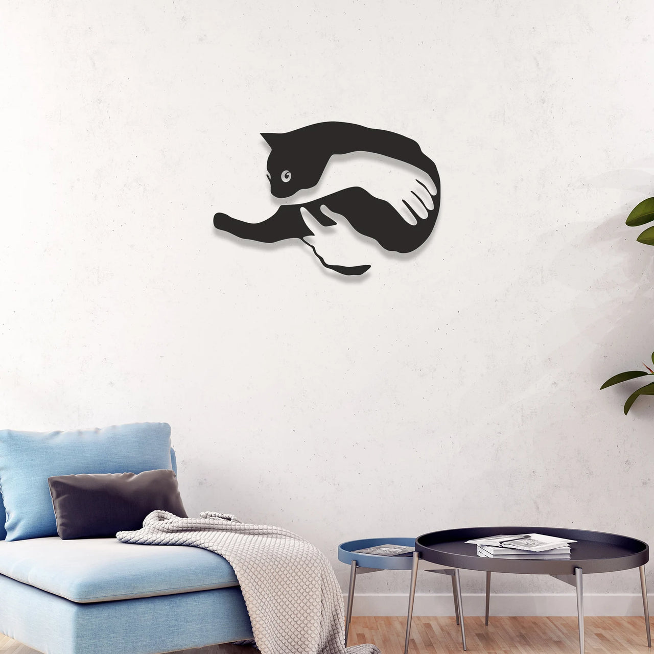 Sleepy Cat Wall Art