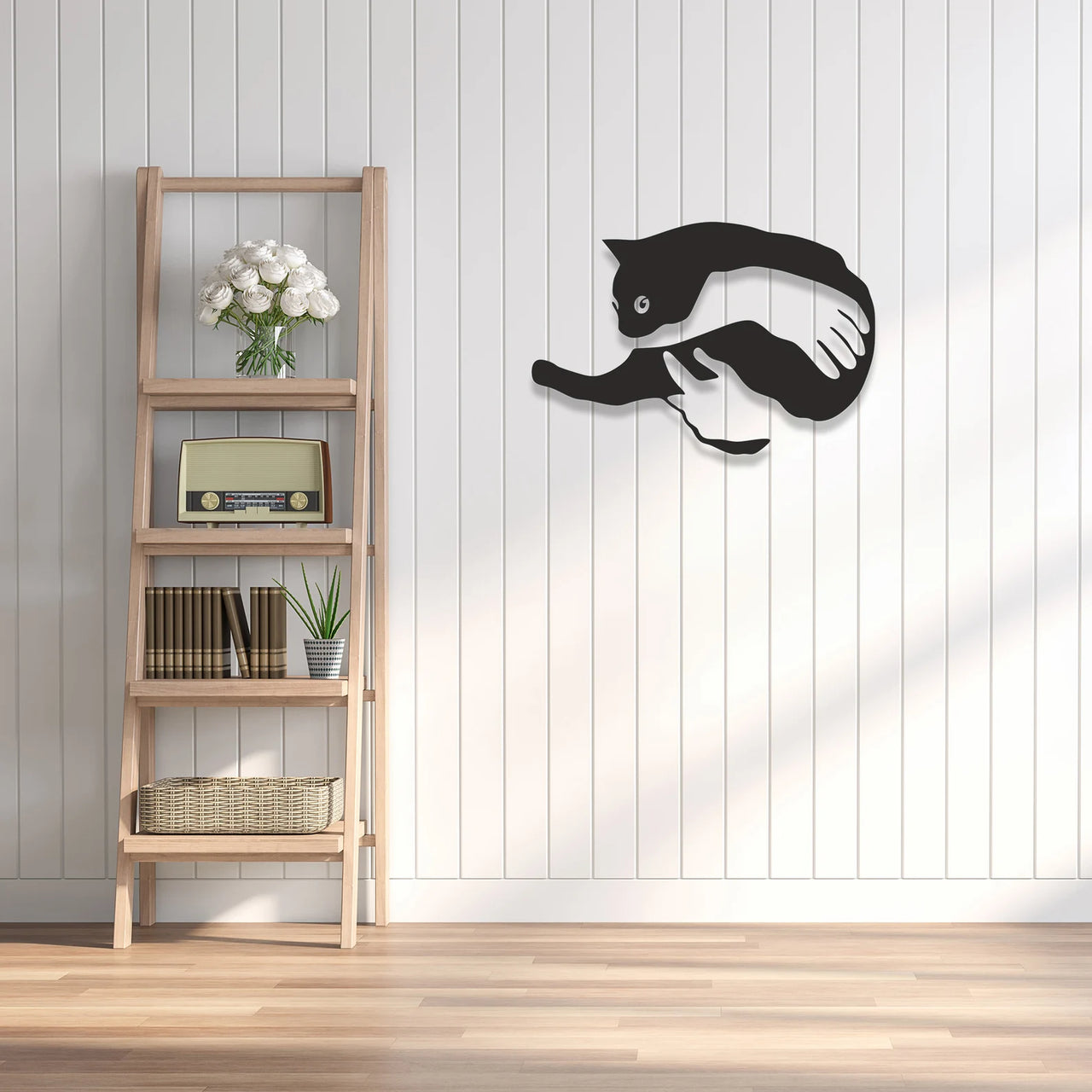 Sleepy Cat Wall Art