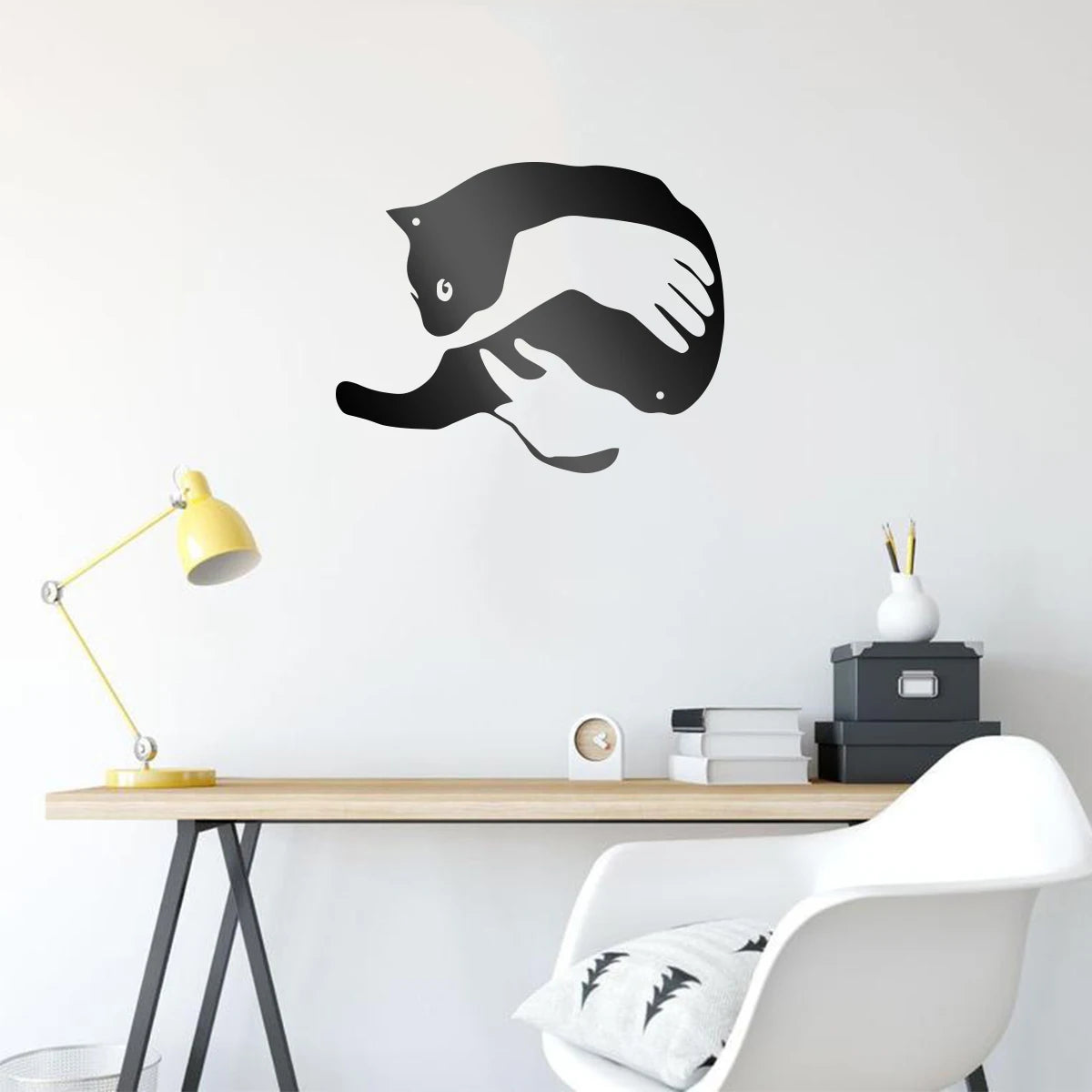 Sleepy Cat Wall Art