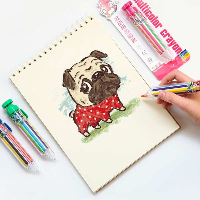 ColorBurst 8-in-1 Creative Crayon Set