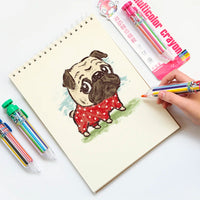 Thumbnail for ColorBurst 8-in-1 Creative Crayon Set