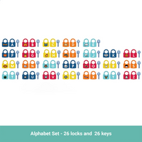 Thumbnail for Alphabet & Numbers Learning Locks - Fine Motor Skills Toys