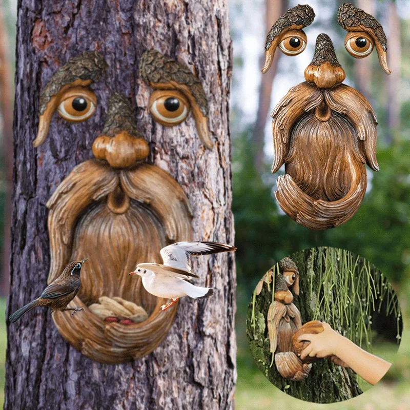 🌳Unique Bird Feeders  - Old Man Tree Art