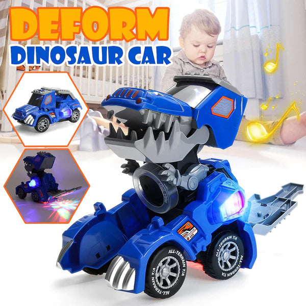 Electric Transforming Dinosaur Car