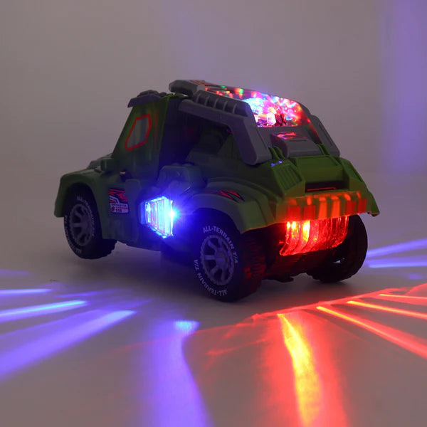 Electric Transforming Dinosaur Car