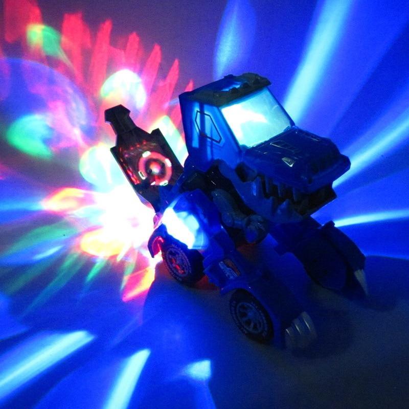 Electric Transforming Dinosaur Car