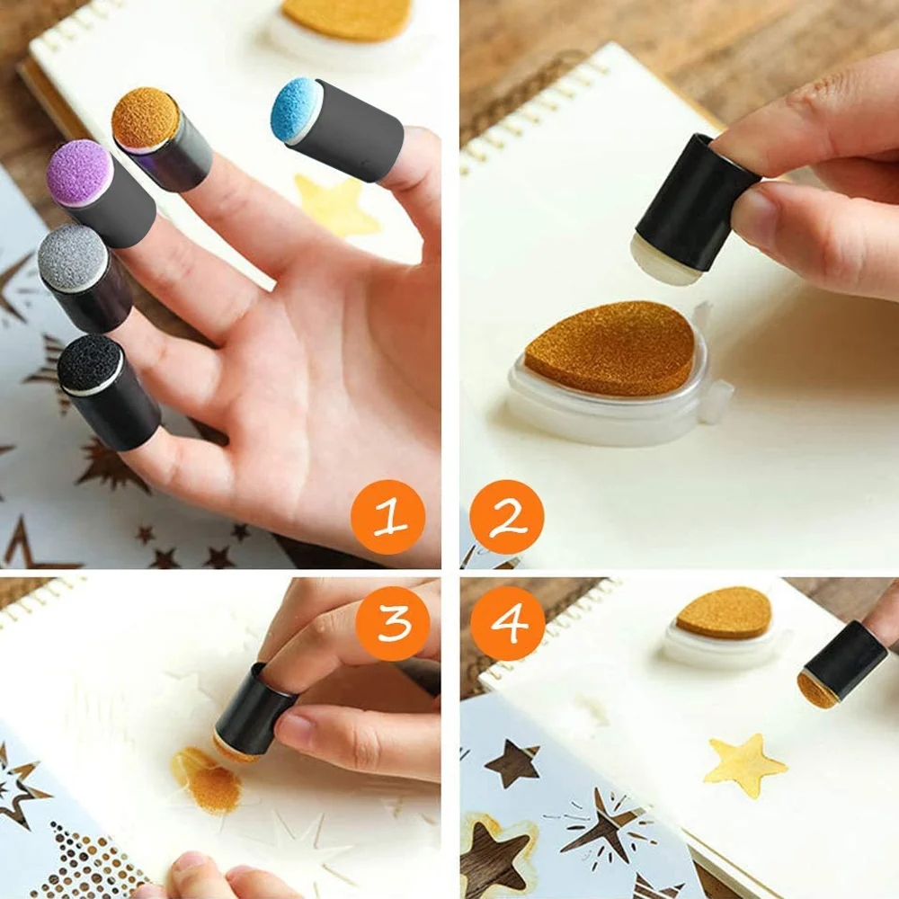 🔥DIY Sponge Finger Painting Kit