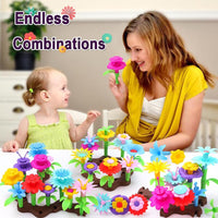 Thumbnail for Flower Garden Building Toy (Includes Butterflies)