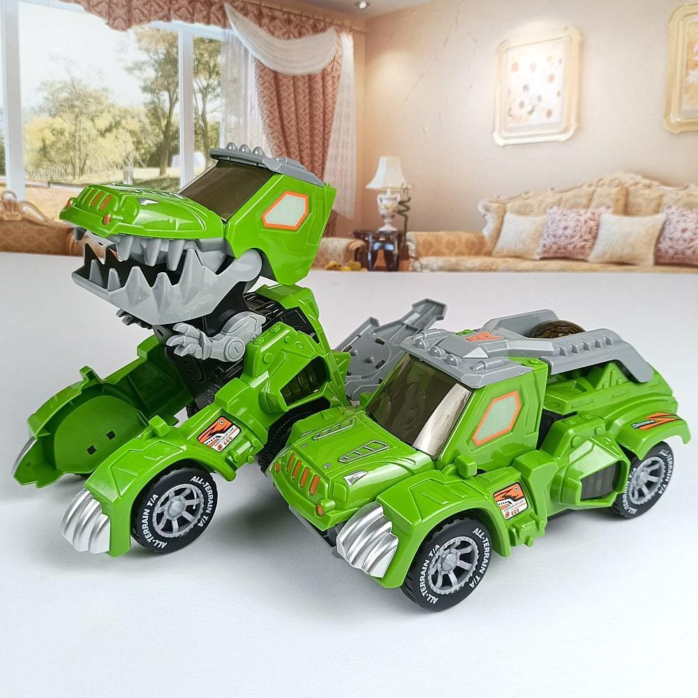 Electric Transforming Dinosaur Car