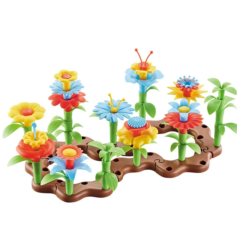 Flower Garden Building Toy (Includes Butterflies)