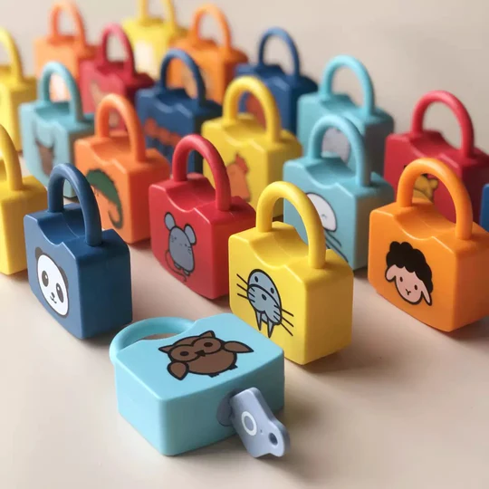 Alphabet & Numbers Learning Locks - Fine Motor Skills Toys