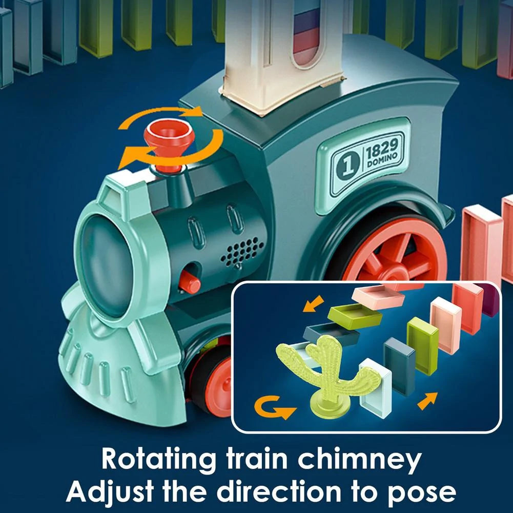 Electric Domino Train Toy