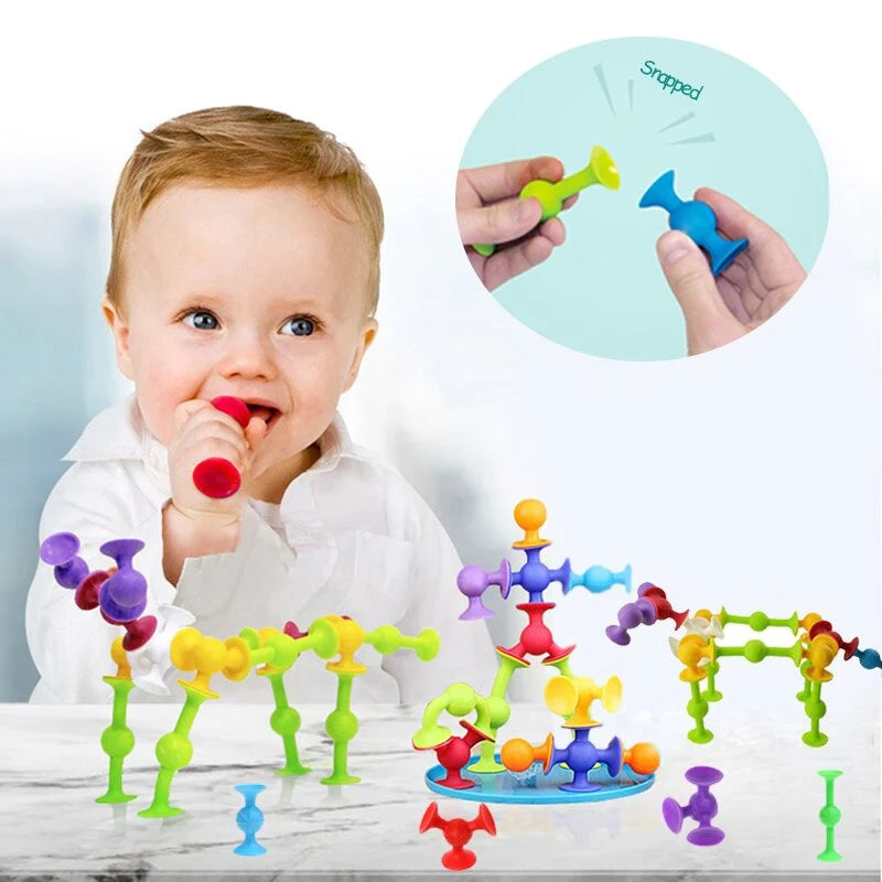 Pop & Squeeze - Suction Cup Building Toy