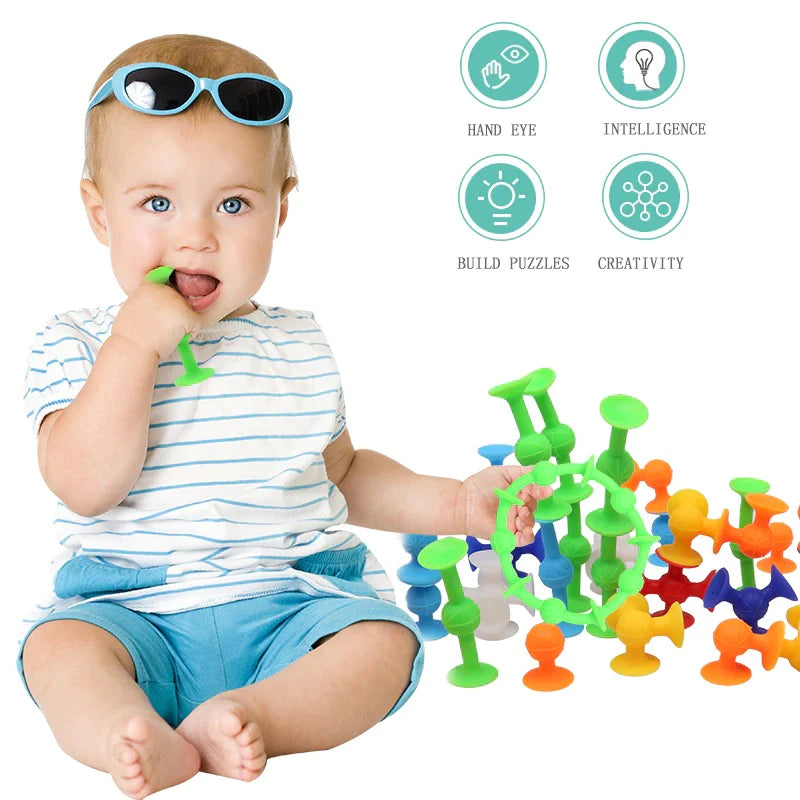 Pop & Squeeze - Suction Cup Building Toy